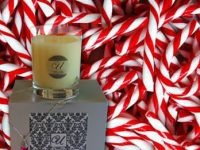 candy cane candle