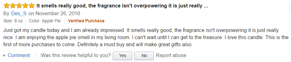 Unrivaled Candles Amazon Reviews