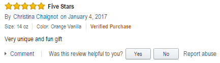 Amazon Reviews in Unrivaled Candles