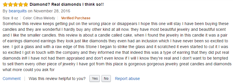 Unrivaled Candles Amazon Reviews