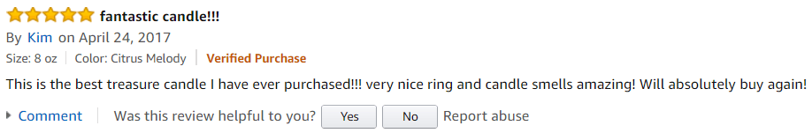 Unrivaled Candles Amazon Reviews