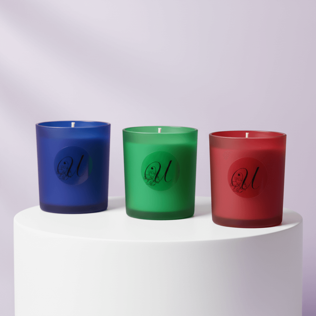 8 oz. Colored Frosted Glass 8 oz. Colored Frosted Glass